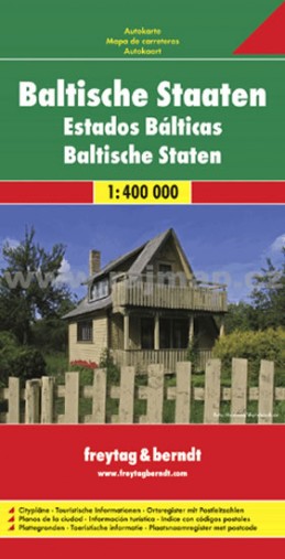 Baltische Staaten 1:400 000 - automapa - neuveden