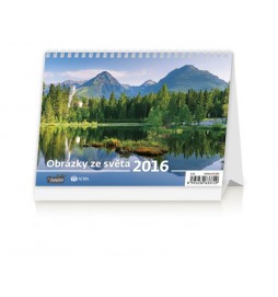 Kalendář stolní 2016 - Obrázky ze světa