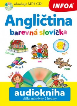 Angličtina barevná slovíčka + CDmp3 - Šamalíková Pavlína