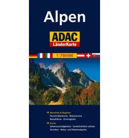 Alpy/mapa 1:750T ADAC