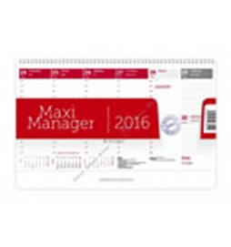 Kalendář stolní 2016 - Maximanager červený