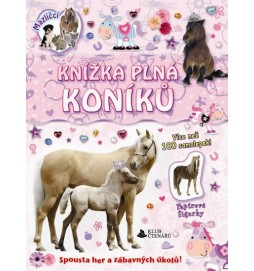Knížka plná koníků - samolepky a figurky