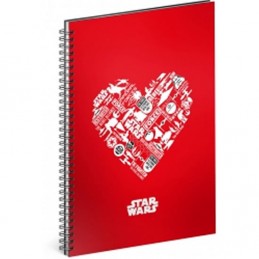 Blok Star Wars Red, 14,8 x 21 cm - neuveden