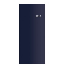 Diář 2016 - VEGA - PVC měsíční 77x178 modrý