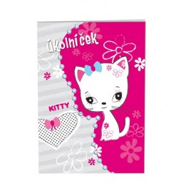 Školní úkolníček A6 - Kitty