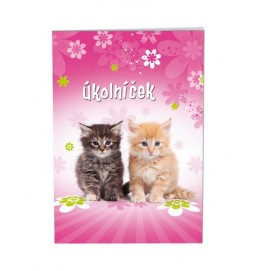 Školní úkolníček A6 - Cats