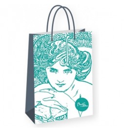 Alfons Mucha - Emerald - dárková taška střední