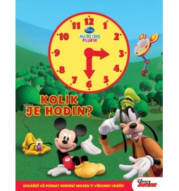 Mickeyho klubík - Kolik je hodin (kniha s hodinami)