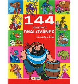 144 úžasných omalovánek
