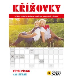 Křížovky - větší písmo (červená)