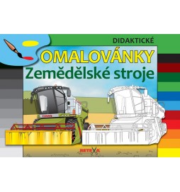 Zemědělské stroje - Didaktické omalovány