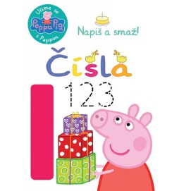 Peppa Pig Učíme se s Peppou, Napiš a smaž! Čísla