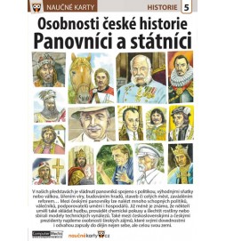 Osobnosti české historie: Panovníci a státníci - Naučná karta